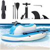 Generic Moto d'Acqua for gommone Motore 500/700 W, Scooter Elettrico subacqueo