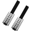Abaodam Ramponi Antiscivolo in Acciaio Inox Denti con Chiusura Strappo Tacchetti da Ghiaccio per Scarpe da Trekking Escursionismo e Uso Quotidiano su Neve e Ghiaccio Unisex Resistente