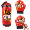 Nmzpnae Sacco da boxe per bambini, set da allenamento per boxe per bambini