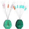 Cabilock 20 Pezzi Bobber Stopper per Pesca Set di Tappi Galleggianti in Silicone Leggeri Anti-attorcigliamento per Appassionati di Pesca per Laghi