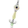 Generic Resistente LED Illuminato Rigs Pesca Doppio Gancio per Maggiore Cattura Tasso Notte Octopuses Pesca Doppio Ombrelli Gancio