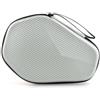 Baoblaze Custodia Racchetta Pong Custodia Rigida Borsa Porta Racchetta Astuccio Protettivo Eva Composito Struttura Modellata per Assorbire Urti E Pressione, 菱形碳纤纹银色