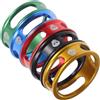 ULTECHNOVO 5 Pezzi Spessori per Bicicletta 28 , 6mm in Lega di Alluminio | Micro Regolazione, Leggeri e Facili da Installare, per Bici Fixed Gear