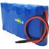WILLQ Batteria Ricambio 7S1P Pacco Batteria Litio 24V 2500mAh 3200mAh
