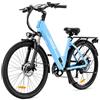 GEBIKE G03 Bicicletta Elettrica Adulti, E-Bike Città con Batteria Rimovibile 36V 13Ah, Autonomia Fino a 90 km, Telaio Step Through, Cambio Shimano 7 Velocità, Forcella Ammortizzata e Freni a Disco