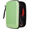 Sandyseptember Custodia rigida in EVA per racchette da ping pong, 26,5 cm, blu (verde)