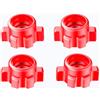Baoblaze Barra Manubrio di Serraggio Dado Spinlock Collare Filettato Anello Bloccante in Plastica PVC Leggera Presa Confortevole Adatta a Palestra Domestica Allenamento Riparazione