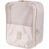 iplusmile Borsa Porta Scarpe da Viaggio Doppio Strato, Beige, Nylon