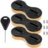 TOYANDONA Base Pinna SUP Nera in Plastica, Accessorio per Tavole da Surf | Pinne e Supporto Sup, Uso Surf e Sport Acquatici, Facile da Installare