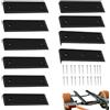 Generico Boat Trailer Bunk Slides - ABS Slide Pads Glide Enders Protect Ends | Boat Trailer Bunks Board Kit Ends Protection Glide Pads Enders Protector Marine Accessory Protection Kit Board Marine