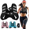 Top tasta Gilet ponderato per uomo e donna, 6/8/12/16/20/25 l, 13,6 kg, regolabile, con strisce riflettenti, per allenamento, allenamento della forza, corsa, fitness, costruzione muscolare, perdita di peso