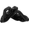 MAJORMENCH 2 Pezzi Clip Fermapagaia per Kayak in PVC Nero, Accessorio | Installazione Semplice, Tenuta Elastica e Fissaggio Sicuro, per Canoa e Barche Gonfiabili