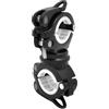 Generico Supporto per luce per bici, Supporto per torcia per bici manubrio con | Metallo Universale multifunzionale per biciclette, biciclette, scooter, forniture per ciclismo