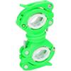 lyanny Supporto leggero per biciclette,Supporto leggero per bici manubrio con | Metallo per forniture ciclistiche U Lock Pompa Torcia Elettrica altoparlante Ombrello Staffe