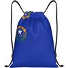 Pidgazdfgv Zaino con coulisse con bandiera dello stato del Nevada Sport Gym Sackpack tasche in rete borsa a corda resistente all'acqua donne uomini, Nero , S, Classico