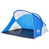 QJBSAVVA Tenda da Spiaggia Pop-Up 2 Posti Portatile Azzurra
