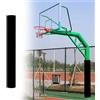 Generic Imbottitura di sicurezza per palo rotondo da 10,2 cm, 12,7 cm, 15,2 cm, 20,3 cm, resistente alle intemperie, 180 cm, portatile, per parchi giochi (colore: nero, diametro 114 mm), massima protezione
