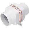 AKLOSIPY 4In in Line Air Blower Mute Fan for Marine Use Quality ABS