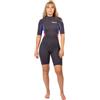 GUL 2026 Donna Response Natur 3/2mm Back Zip Shorty Muta RE3318-GYBL - Grey/Blue