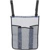 TEHAUX 2 Pezzi Sacca Porta Scarpe e Borraccia in Nylon Blu con Doppio Strato a Rete, Chiusura a Coulisse e Fascia Elastica Larga e Borse da Palestra