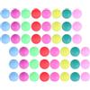 BESPORTBLE 50 Pezzi Palline da Ping Pong Colorate Senza Cuciture 40mm in Pp, Palline da Gioco per Feste e Lavoretti Colore Casuale
