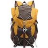 Qianly Zaino Trekking Impermeabile Zaino Escursionismo Zainetto Pieghevole Zaino Leggero in Poliestere con Spallacci Morbidi E Cinghie di Regolazione, Multicolore, Giallo, Marrone