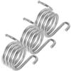 TOYANDONA 3 Pezzi Molla di Ritorno Pedale Freno per Golf Cart Ricambio in Metallo Argento per Pedale Freno di Golf Cart Elettrico Facile Installazione
