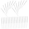 Amosfun Rotanti in Argento per Pesca Bass, 100 Pezzi, Acciaio, Design Scheletro ad Alta Elasticità, Freshwater Trout Fishing