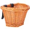 Yardwe Cesto Bicicletta Anteriore in Vimini Fatto a Mano, Sganciabile, Leggero e Pratico per Decorazione e Conservazione Bici Colore Casuale