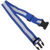 Ipetboom Cintura Riflettente e Stile Semplice alla Moda per Corsa Notturna Elastico Regolabile Tessuto Elastico Blu, Design Confortevole e Escursionismo