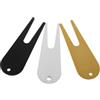 Yardwe 3 Pezzi Forchetta per Riparazione Zolle da Golf in Ferro, Strumento Portatile per Segni di Palline, Cura del Green per Superfici da Putting