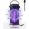 Trongle Zanzariera Elettrica Professionale 4200V, Lampada Antizanzare UV da Esterno e Interno, Ammazzazanzare Elettrico Impermeabile IPX4 con Luce LED, Sterminatore Insetti per Casa e Campeggio