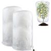 Neegaurd 2 pezzi 120 x 180 cm protezione invernale per piante, 80 g/m², protezione antigelo per piante con cordino, grande sacco invernale per piante da balcone