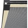 VERDELOOK Zanzariera con spazzolino estensibile dimensioni 100x70, colore bronzo