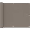 vidaXL Paravento da Balcone Talpa 75x500 cm Tessuto Oxford
