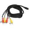 Denash Din 9 Pin a 6 Segnale Stabile Cavo Trasparente per AUS PVC Digital Videocality Recettori
