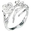 Helen de Lete Original Tree Blossm Flower - Anello aperto in argento Sterling