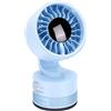 PUSOKEI Ventilatore Silenzioso da Parete a 6 velocità |Piccolo Ventilatore da Scrivania con Aspirazione a Vuoto con Display Digitale per il Dormitorio dell'auto di Casa (BLUE)