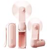 GAIATOP Ventilatore portatile 3 in 1, mini ventaglio pieghevole da viaggio con power bank [tempo di raffreddamento massimo 17 ore], design tascabile, ricaricabile tramite USB