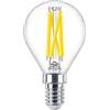 PHILIPS MASTER LED E14 Sferica Filamento Chiara 5.9W 806lm - 922-927 Dim aWarm | Miglior resa cromatica - Dimmerabile - Sostitutiva 60W