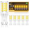 LUTW G9 Lampadine LED Classe B 4W = 60W 650LM Bianco Freddo 6000K 6 Pezzi
