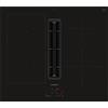 Siemens ED611BGA7 Piano cottura con cappa (induzione), 60 cm, composto da piano cottura ED611BS16E iQ300, senza cornice, touchControl, powerBoost e arco a canale piatto HZ9VDSB2, 90°, nero