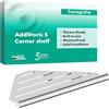hansgrohe AddStoris S - Mensola doccia, cestino doccia, mensola angolare bagno, cestino sapone, accessori bagno, cromo, 41761000