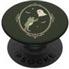 Cute Ghost Halloween Carino Rana Fantasma Halloween Cottagecore Vintage PopSockets PopGrip Adesivo