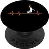 Basketball Player Sports Gifts Pallacanestro battito cardiaco giocatore Dunk Sport ECG Design PopSockets PopGrip Adesivo