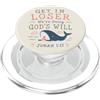 Grace And Glory Studio Divertente Giona 1 17 Bibbia Verso Balena Cristiana PopSockets PopGrip per MagSafe