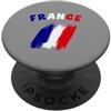 MASH MOSH Bandiera della Francia Pennellata Patriottica Orgoglio Francese PopSockets PopGrip Adesivo