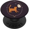 Cute Ghost Halloween Carino Halloween Cat Ghost Spettrale Festa Autunno PopSockets PopGrip Adesivo