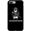 Flight Was Never An Option - Penguin Mem Custodia per iPhone 7 Plus/8 Plus Il volo del pinguino non è mai stato un'opzione militare tattica divertente