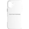 Testosterone Therapist / Elegant Font De Custodia per iPhone 16 Plus Testosterone Terapia Principianti/Testosterone Principianti Idea